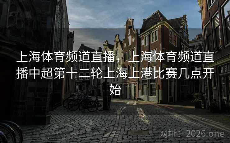 上海体育频道直播，上海体育频道直播中超第十二轮上海上港比赛几点开始