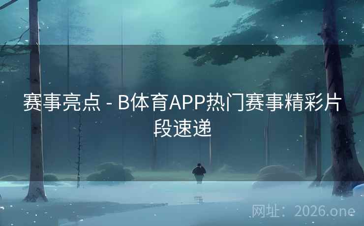赛事亮点 - B体育APP热门赛事精彩片段速递
