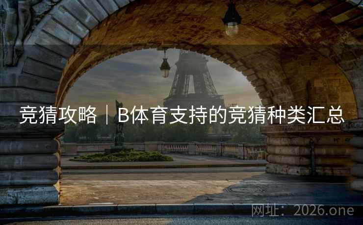 竞猜攻略｜B体育支持的竞猜种类汇总