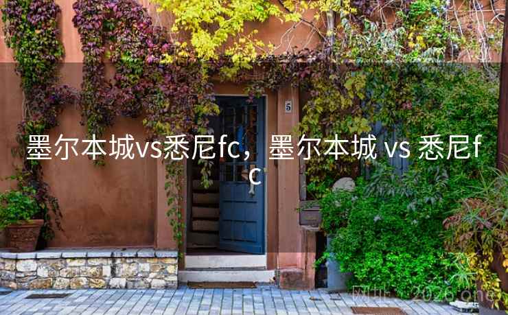 墨尔本城vs悉尼fc,墨尔本城 vs 悉尼fc