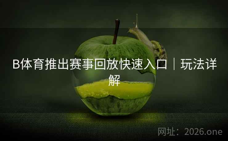 B体育推出赛事回放快速入口｜玩法详解